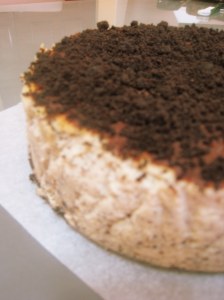 Chocolate Swirl Oreo cheesecake